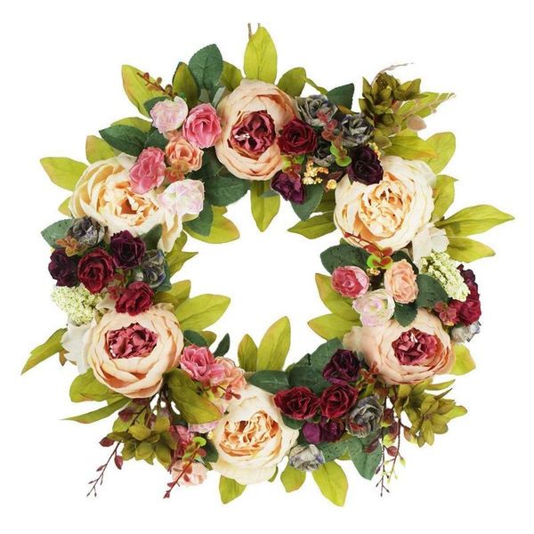 artificial rose flowers wreath door spring for front wall window wedding party garden home decor decorative & wreaths
artificial rose flowers wreath door spring for front wall window wedding party garden home decor decorative & wreaths
