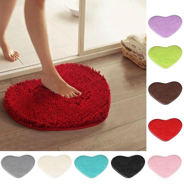 bath mats mini 40x30cm heart shape non-slip pad rug kit toilet pattern bathroom small floor carpet mattress for home decor
bath mats mini 40x30cm heart shape non-slip pad rug kit toilet pattern bathroom small floor carpet mattress for home decor