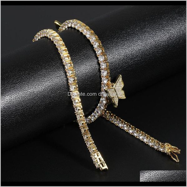 tennis, graduated necklaces & pendants drop delivery 2021 4mm diamond tennis chain butterfly necklace iced out pendant luxury designer hip h, Black
tennis, graduated necklaces & pendants drop delivery 2021 4mm diamond tennis chain butterfly necklace iced out pendant luxury designer hip h, Black