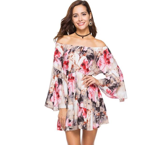 casual dresses 2021 women summer beach floral boho dress loose printing butterfly sleeve off the shoulder slash neck mini wd421, Black;gray
casual dresses 2021 women summer beach floral boho dress loose printing butterfly sleeve off the shoulder slash neck mini wd421, Black;gray