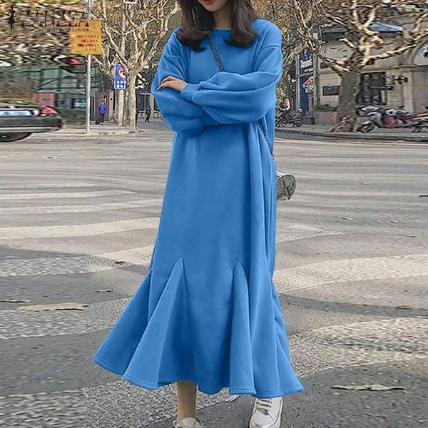 women's blouses & shirts zanzea spring autumn long kaftan casual ol robe fashion sweatshirt dress female holiday solid ruffle vest, White
women's blouses & shirts zanzea spring autumn long kaftan casual ol robe fashion sweatshirt dress female holiday solid ruffle vest, White
