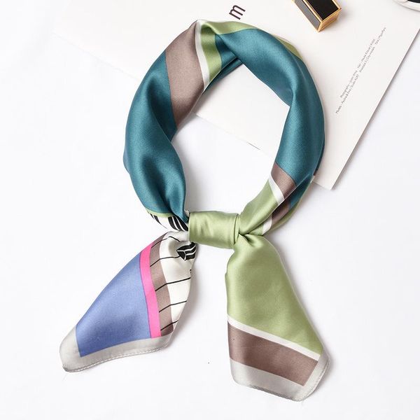 scarves fashion silk scarf 70*70 stripes prints headscarf women shawl satin small squares head bag decorative, Blue;gray
scarves fashion silk scarf 70*70 stripes prints headscarf women shawl satin small squares head bag decorative, Blue;gray