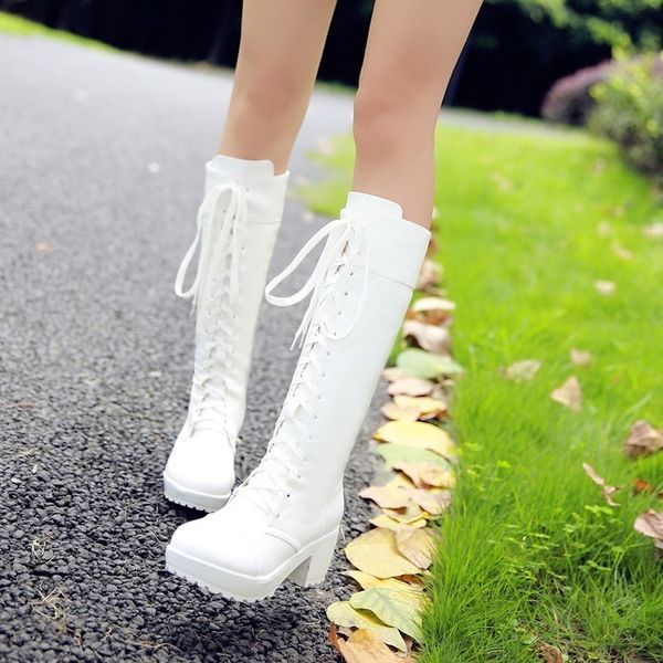 boots winter fashion women cross strap genuine leather autumn knee high ladies thick sole platform botas large size 1qyk, Black
boots winter fashion women cross strap genuine leather autumn knee high ladies thick sole platform botas large size 1qyk, Black