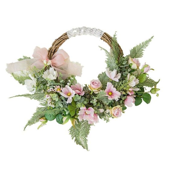 decorative flowers & wreaths christmas garland decor round wreath silk flower wall decorations coronas de navidad para puertas home door str
decorative flowers & wreaths christmas garland decor round wreath silk flower wall decorations coronas de navidad para puertas home door str