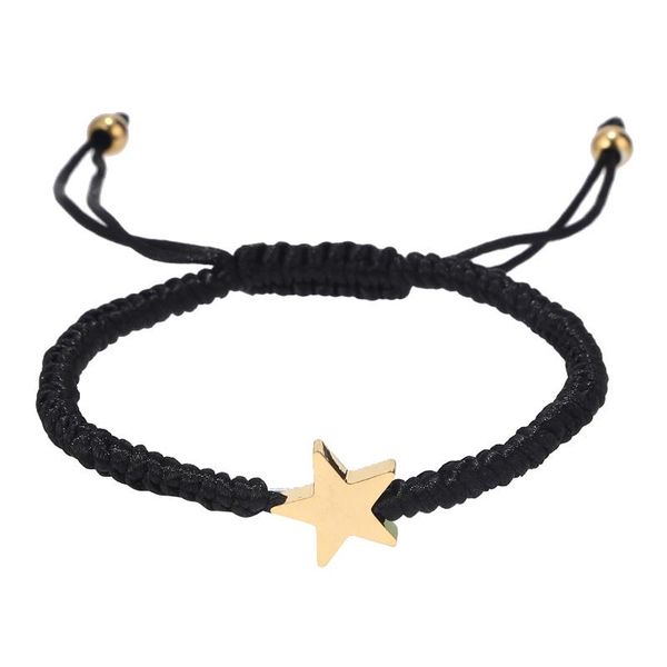 charm bracelets handmade woven stainless steel star friendship braided for women colorful cords wrist wrap adjustable family, Golden;silver
charm bracelets handmade woven stainless steel star friendship braided for women colorful cords wrist wrap adjustable family, Golden;silver