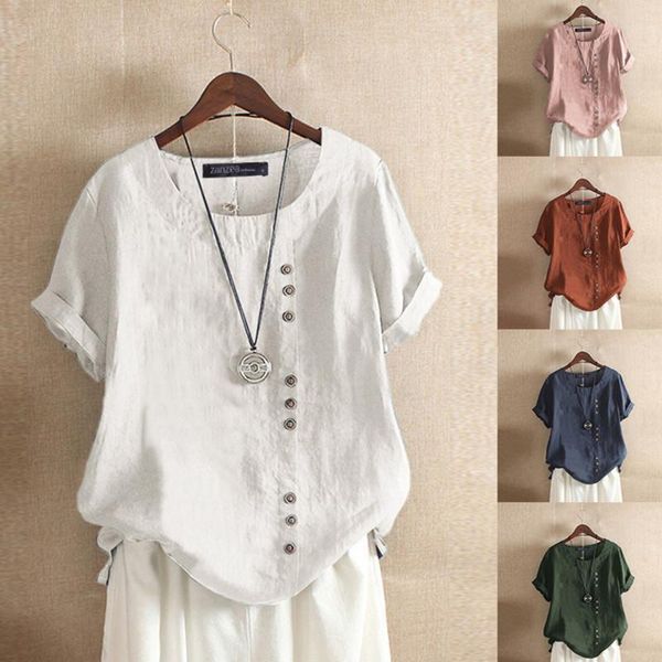 women's t-shirt female casual , solid color round collar short sleeve button pullover for summer 2021 daily wear plus size 5xl, White
women's t-shirt female casual , solid color round collar short sleeve button pullover for summer 2021 daily wear plus size 5xl, White