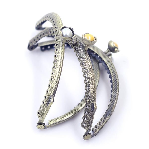 bag parts & accessories 10pcs 10.5cm bronze tone arch ruffles metal purse frames clasps clutch handles buckles diy handbag gift sewing holes, Black
bag parts & accessories 10pcs 10.5cm bronze tone arch ruffles metal purse frames clasps clutch handles buckles diy handbag gift sewing holes, Black