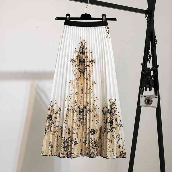 print a line brand women skirt summer printed cartoon pattern elastic midi party holiday casual floral, Black
print a line brand women skirt summer printed cartoon pattern elastic midi party holiday casual floral, Black