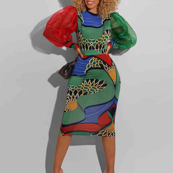women printed bodycon dresses o neck patchwork sleeves vintage knee length office ladies work wear female retro robes elastic 210416, Black;gray
women printed bodycon dresses o neck patchwork sleeves vintage knee length office ladies work wear female retro robes elastic 210416, Black;gray