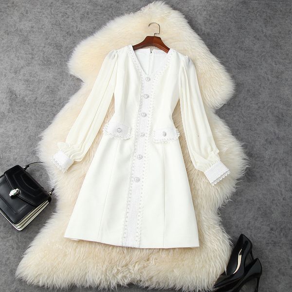 dresses european and american women's clothing 2021 the spring long sleeved v - necked beaded button fashionable dress z2e5, Black;gray
dresses european and american women's clothing 2021 the spring long sleeved v - necked beaded button fashionable dress z2e5, Black;gray