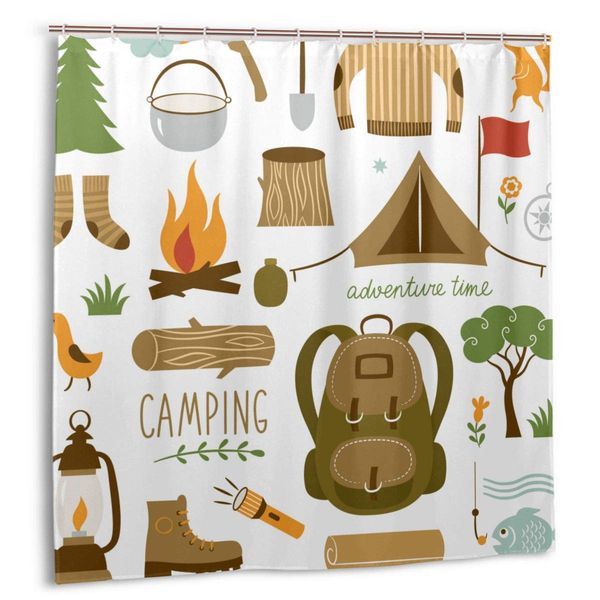 shower curtain for bathroom decor curtains set,camping equipment sleeping bag boots campfire shovel hatchet log artwork print
shower curtain for bathroom decor curtains set,camping equipment sleeping bag boots campfire shovel hatchet log artwork print