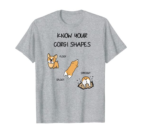 corgi dog - funny cute know your corgi shapes t-shirt, White;black
corgi dog - funny cute know your corgi shapes t-shirt, White;black