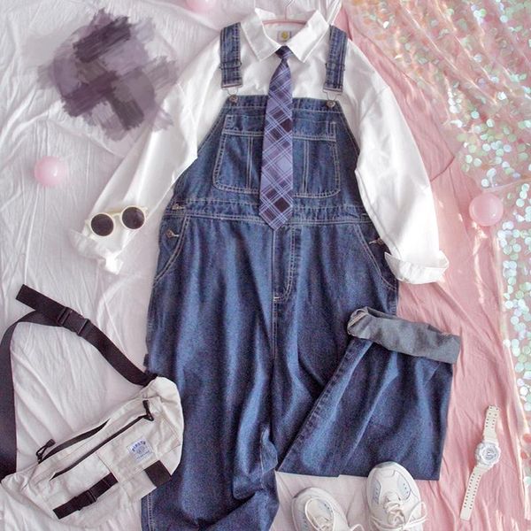 overalls women spring autumn korean ins loose mopping jeans girl blue pure cotton student rompers trousers women's pants & capris, Black;white
overalls women spring autumn korean ins loose mopping jeans girl blue pure cotton student rompers trousers women's pants & capris, Black;white