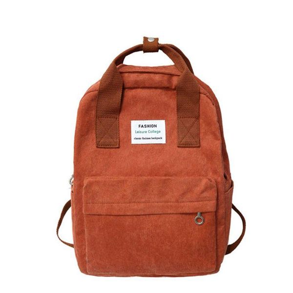 fashion rucksack corduroy backpack casual college school daypack for teenager bags
fashion rucksack corduroy backpack casual college school daypack for teenager bags