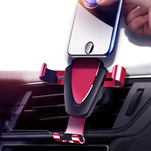 cell phone mounts & holders car holder metal outlet gravity bracket for universal mobile air vent
cell phone mounts & holders car holder metal outlet gravity bracket for universal mobile air vent