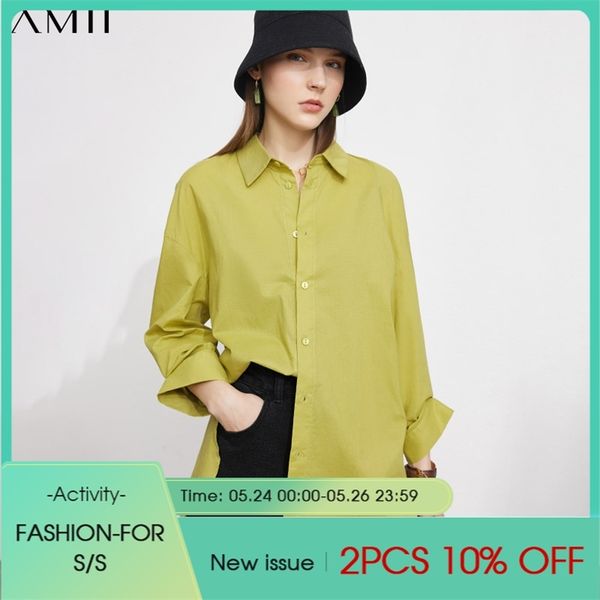minimalism spring summer women's shirt offical lady 100%cotton sollid lapel loose causal tshirt 12130131 210527, White
minimalism spring summer women's shirt offical lady 100%cotton sollid lapel loose causal tshirt 12130131 210527, White