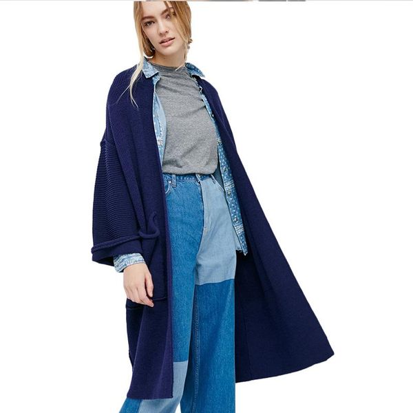 women's sweaters women long cardigans solid batwing sleeve two pockets coats brief loose preppy style casual autumn outwear, White;black
women's sweaters women long cardigans solid batwing sleeve two pockets coats brief loose preppy style casual autumn outwear, White;black