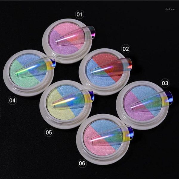 0.8g/box aurora two-color nail mirror glitter powder uv gel polishing chrome flakes pigment art decorations1, Silver;gold
0.8g/box aurora two-color nail mirror glitter powder uv gel polishing chrome flakes pigment art decorations1, Silver;gold