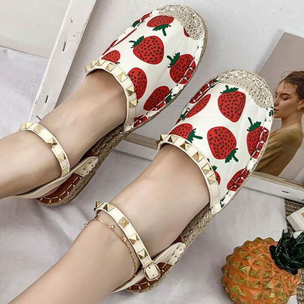 metal rivets buckle band bohemia canvas gladiator sandals women beach shoes woman fruit closed toe fresh flat sandalias2021, Black
metal rivets buckle band bohemia canvas gladiator sandals women beach shoes woman fruit closed toe fresh flat sandalias2021, Black