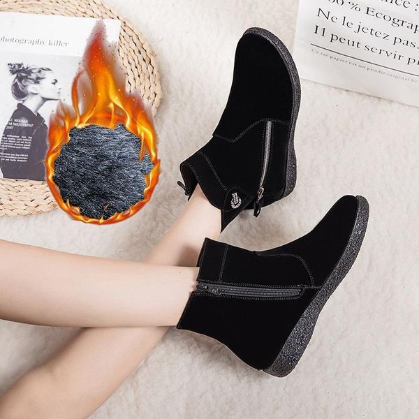 boots fashion side chain padded ankle cotton shoes women round toe flat elastic 43 size knight, Black
boots fashion side chain padded ankle cotton shoes women round toe flat elastic 43 size knight, Black