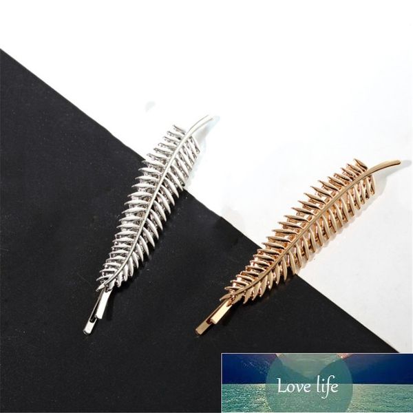 fashion women alloy leaf hair clip metal hairpins girl barrette gifts gold silver color new hair accessories
fashion women alloy leaf hair clip metal hairpins girl barrette gifts gold silver color new hair accessories
