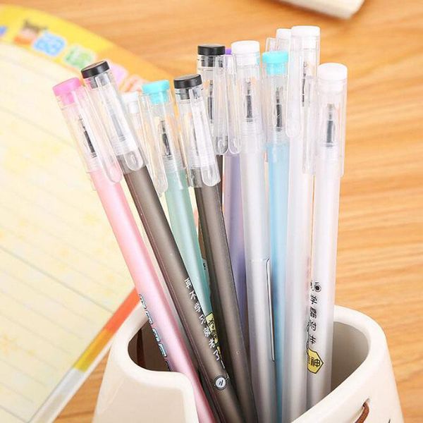 5pc cute water-based pens transparent rod black gel pen accessories office for school supplies korea stationery
5pc cute water-based pens transparent rod black gel pen accessories office for school supplies korea stationery