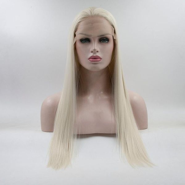 synthetic wigs blonde straight fiber hair lace front for women pre plucked glueless frontal party daily use, Black
synthetic wigs blonde straight fiber hair lace front for women pre plucked glueless frontal party daily use, Black