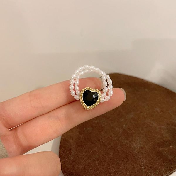 wedding rings heart women's female elastic rope black peach adjustable double-layer pearl cubic zircon index finger ring retro cool, Slivery;golden
wedding rings heart women's female elastic rope black peach adjustable double-layer pearl cubic zircon index finger ring retro cool, Slivery;golden
