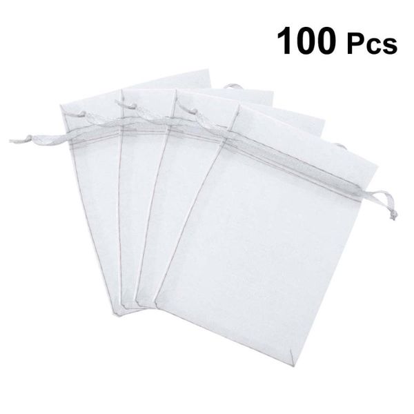 gift wrap 100 pcs drawstring organza bags jewellery and candies for wedding baby shower favors mesh bag - 9x12cm (white)
gift wrap 100 pcs drawstring organza bags jewellery and candies for wedding baby shower favors mesh bag - 9x12cm (white)