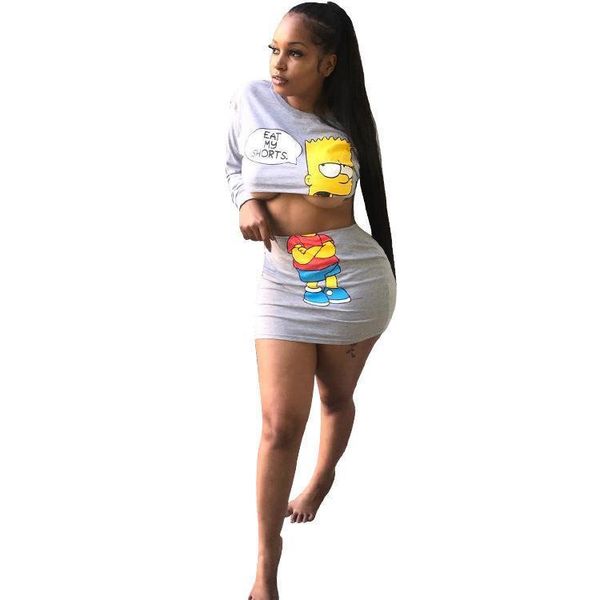 cartoon spliced sweet 2 piece women tracksuits set full sleeve crop and bodycon skirt two pieces suit ym667, Gray
cartoon spliced sweet 2 piece women tracksuits set full sleeve crop and bodycon skirt two pieces suit ym667, Gray