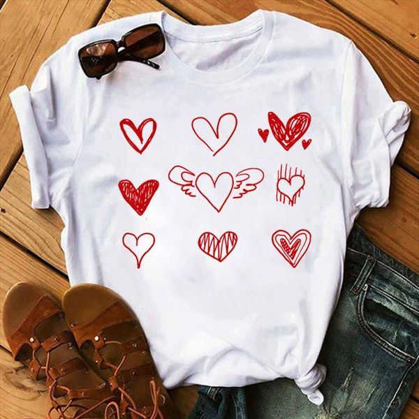 red heart print fashion and mens t shirts women womens love summer female short sleeve ladies graphic cute, White;black
red heart print fashion and mens t shirts women womens love summer female short sleeve ladies graphic cute, White;black