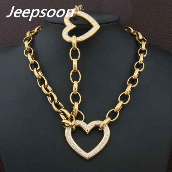earrings & necklace fashion jewelry stainless steel chain heart bracelet set for woman sbjgabdc, Silver
earrings & necklace fashion jewelry stainless steel chain heart bracelet set for woman sbjgabdc, Silver