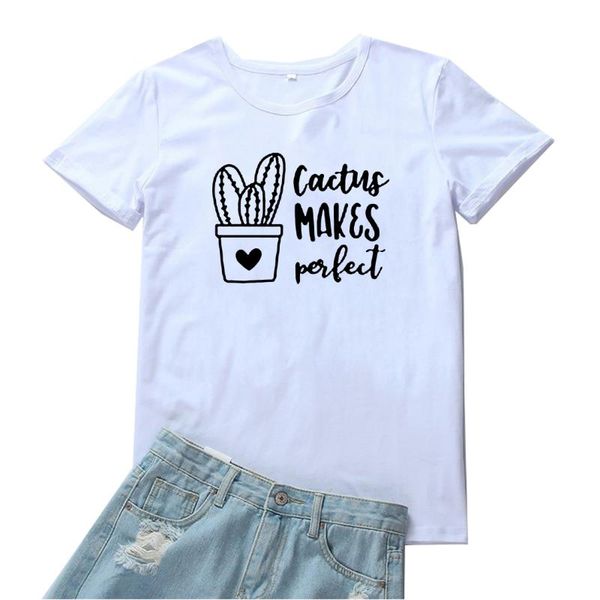 women's t-shirt cactus makes perfect women personality plant tshirt loose o-neck t shirt aesthetic graphic tees, White
women's t-shirt cactus makes perfect women personality plant tshirt loose o-neck t shirt aesthetic graphic tees, White