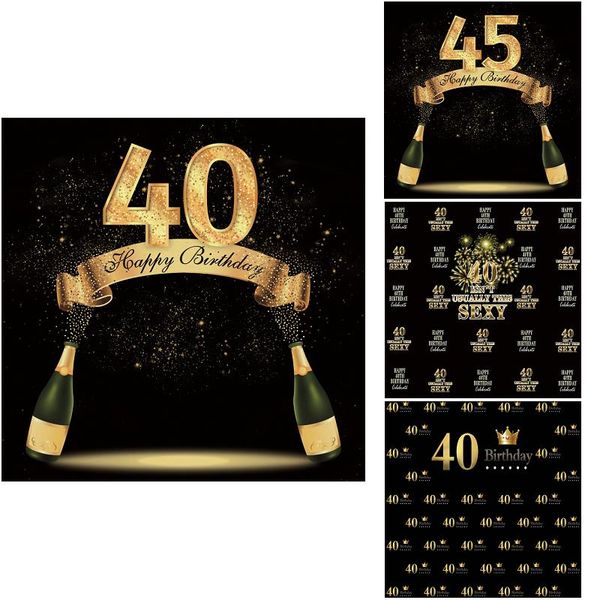 party decoration happy 40th birthday backdrop shiny golden stars backgrounds family decor po booth studio pography prop
party decoration happy 40th birthday backdrop shiny golden stars backgrounds family decor po booth studio pography prop