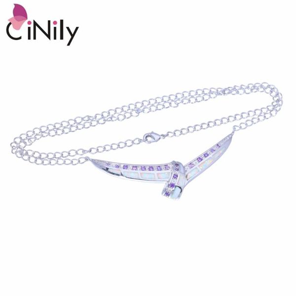 pendant necklaces cinily created white fire opal purple zircon garnet silver plated wholesale for women jewelry necklace 19 3/4" ol56-5
pendant necklaces cinily created white fire opal purple zircon garnet silver plated wholesale for women jewelry necklace 19 3/4" ol56-5