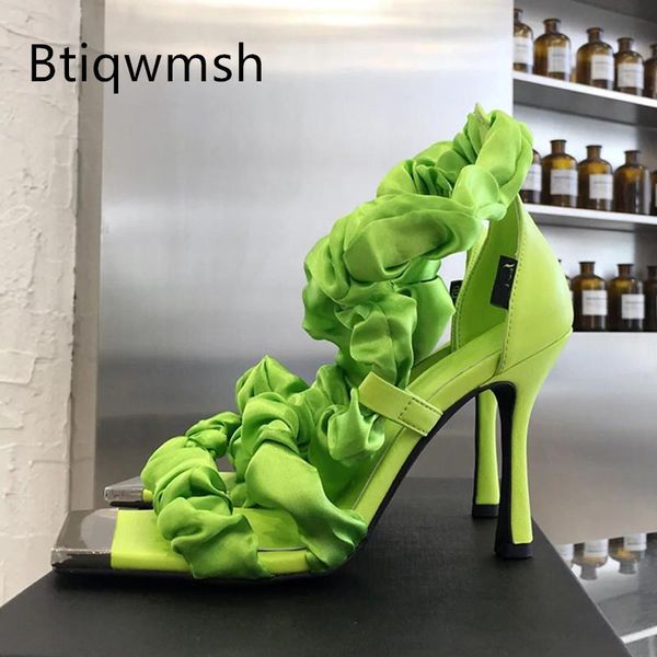 sandals green luxury satin bandage woman open toe cross strap high heels pumps women party shoes, Black
sandals green luxury satin bandage woman open toe cross strap high heels pumps women party shoes, Black
