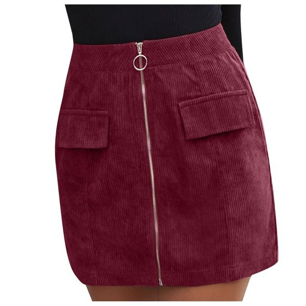skirts women fashion solid color zip skirt corduroy short a-line, Black
skirts women fashion solid color zip skirt corduroy short a-line, Black