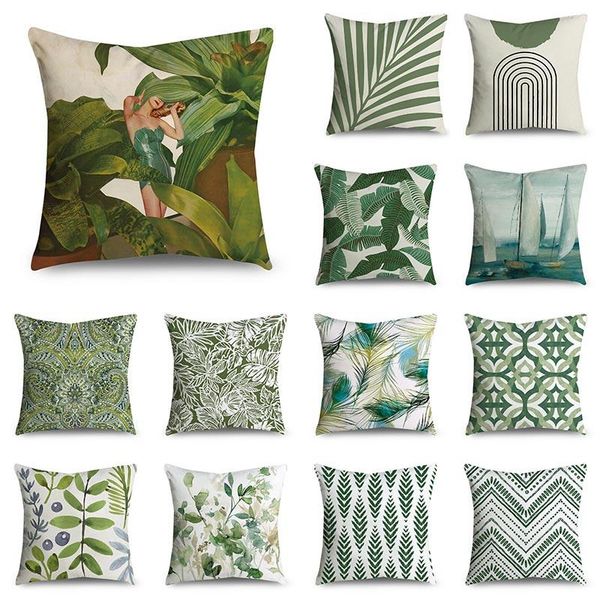 cushion/decorative pillow green pattern geometric cushion cover pillowcase sofa cushions decorative polyester home decor cases 45cm*45cm
cushion/decorative pillow green pattern geometric cushion cover pillowcase sofa cushions decorative polyester home decor cases 45cm*45cm