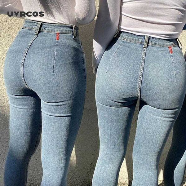 women's jeans high waist stretch skinny denim pants autumn winter blue retro washed elastic slim pencil trousers 210712
women's jeans high waist stretch skinny denim pants autumn winter blue retro washed elastic slim pencil trousers 210712