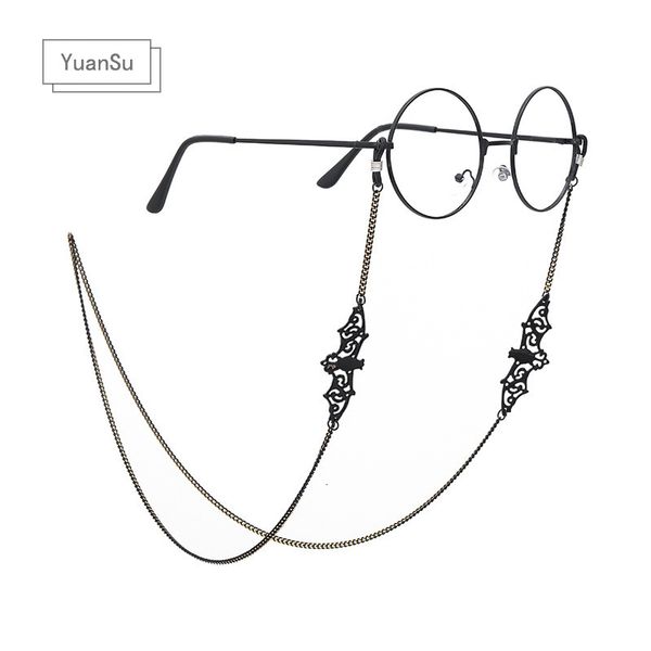 harajuku in black bat fashion hang neck personalized glasses decoration chain, White;black
harajuku in black bat fashion hang neck personalized glasses decoration chain, White;black