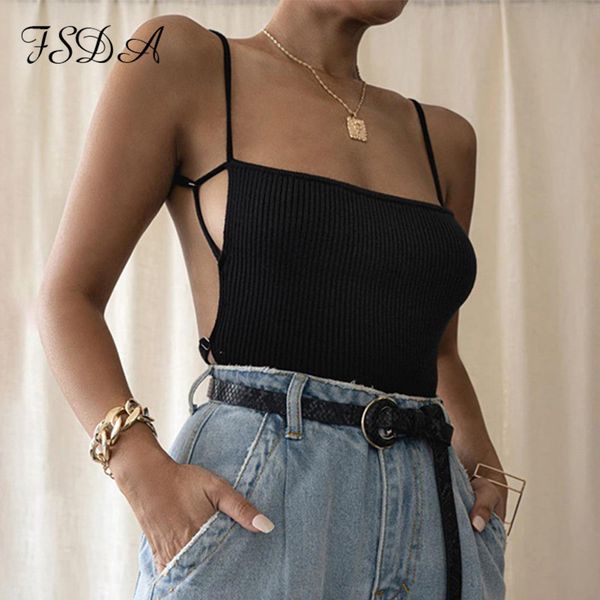 spaghetti strap crop white ribber backless summer 2021 women bandage black cami party tank sleeveless, Black;white
spaghetti strap crop white ribber backless summer 2021 women bandage black cami party tank sleeveless, Black;white
