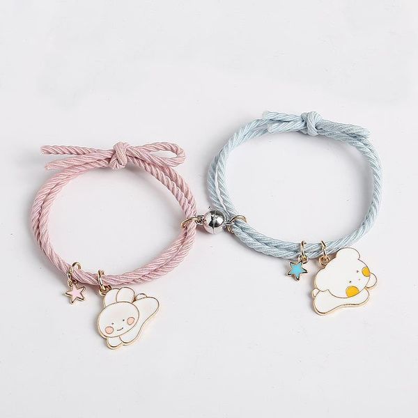charm bracelets romantic 2pcs/set magnet couple bracelet cute cartoons dog cat pendant braslet bff braclet friend pulseras paired brazalete, Golden;silver
charm bracelets romantic 2pcs/set magnet couple bracelet cute cartoons dog cat pendant braslet bff braclet friend pulseras paired brazalete, Golden;silver