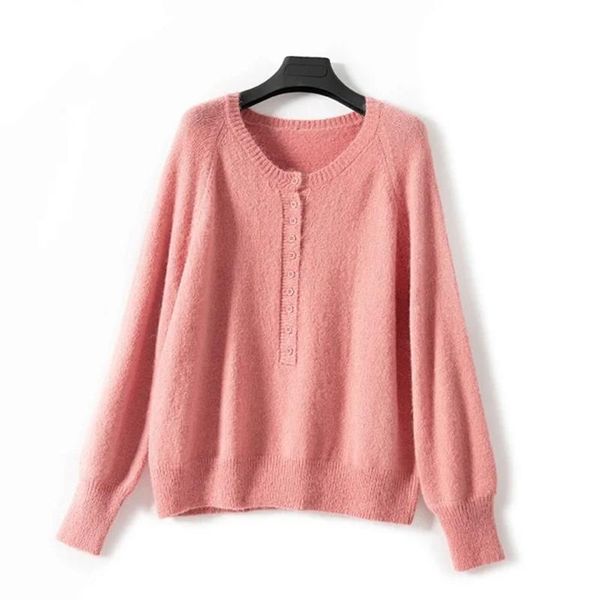 women's sweaters solid color knit sweater women long sleeve o-neck front buttons simple early autumn pullovers, White;black
women's sweaters solid color knit sweater women long sleeve o-neck front buttons simple early autumn pullovers, White;black