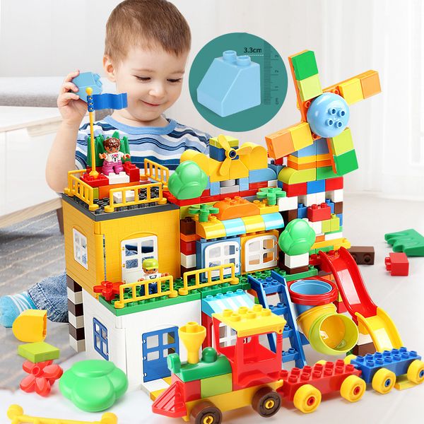 248 pcs big size building blocks park diy compatible all brands brick construction building toys for children christmas gifts
248 pcs big size building blocks park diy compatible all brands brick construction building toys for children christmas gifts