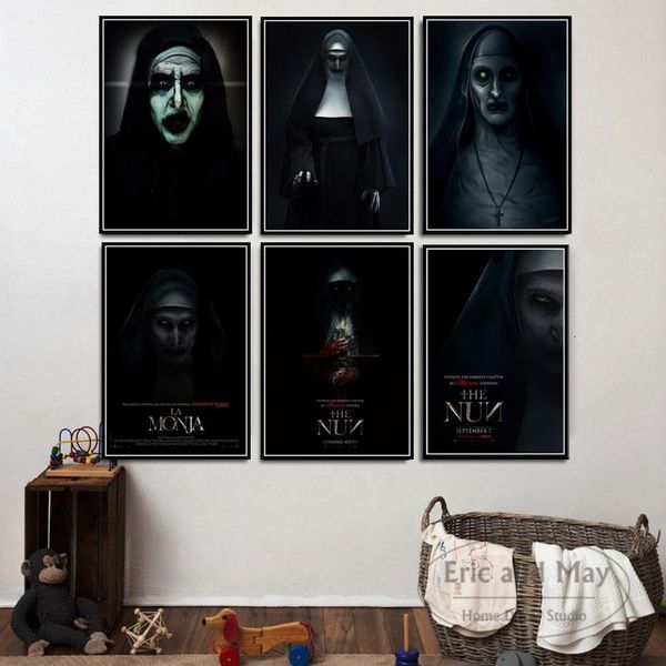 paintings the nun conjuring classic horror posters and prints canvas painting wall pictures for living room movie decorative home decor
paintings the nun conjuring classic horror posters and prints canvas painting wall pictures for living room movie decorative home decor
