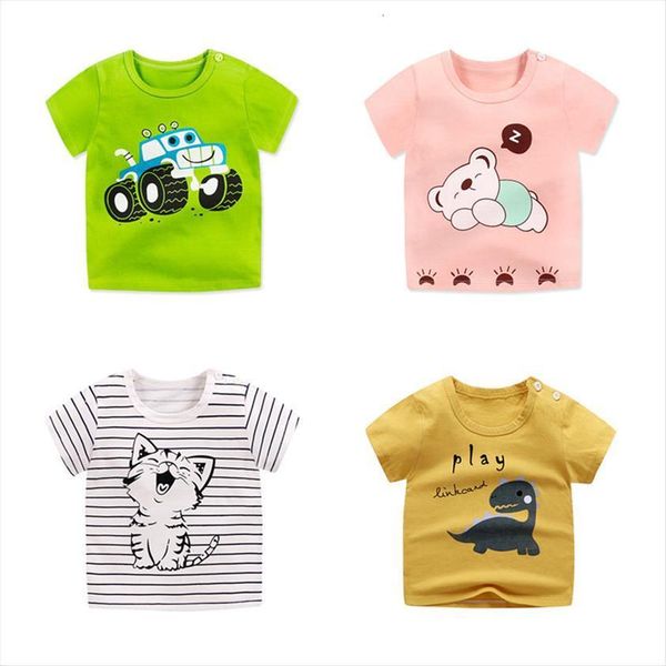 summer fashion cartoon t shirts baby boys girls shorts sleeve tees toddler kids cotton infant clothing, Blue
summer fashion cartoon t shirts baby boys girls shorts sleeve tees toddler kids cotton infant clothing, Blue