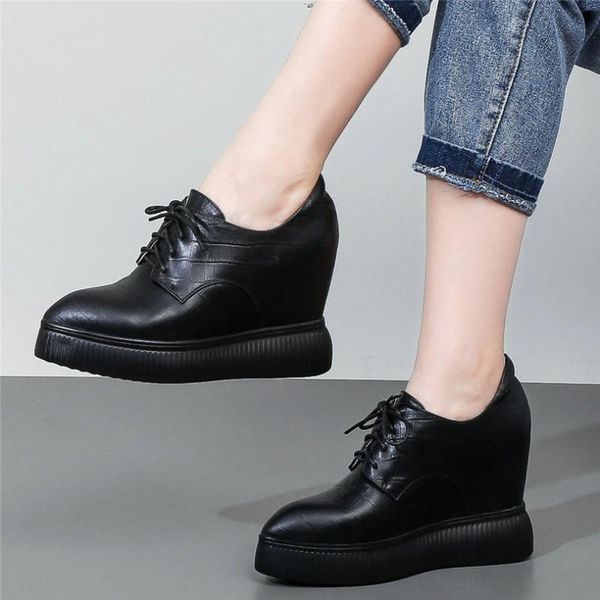 boots fashion sneakers women lace up cow leather wedges high heel ankle female pointed toe platform pumps shoes casual us8, Black
boots fashion sneakers women lace up cow leather wedges high heel ankle female pointed toe platform pumps shoes casual us8, Black