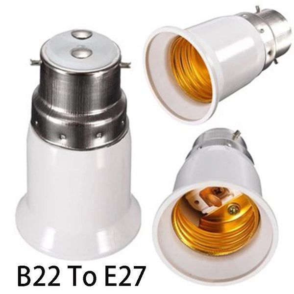 lamp holders & bases led light bulb converter adapter b22 to e27 bayonet holder plug connector accessories
lamp holders & bases led light bulb converter adapter b22 to e27 bayonet holder plug connector accessories