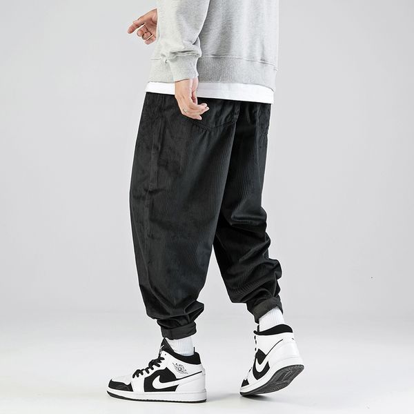 men's pants corduroy mens harem fashion jogging casual trousers men woman streetwear 5xl 0woz, Black
men's pants corduroy mens harem fashion jogging casual trousers men woman streetwear 5xl 0woz, Black