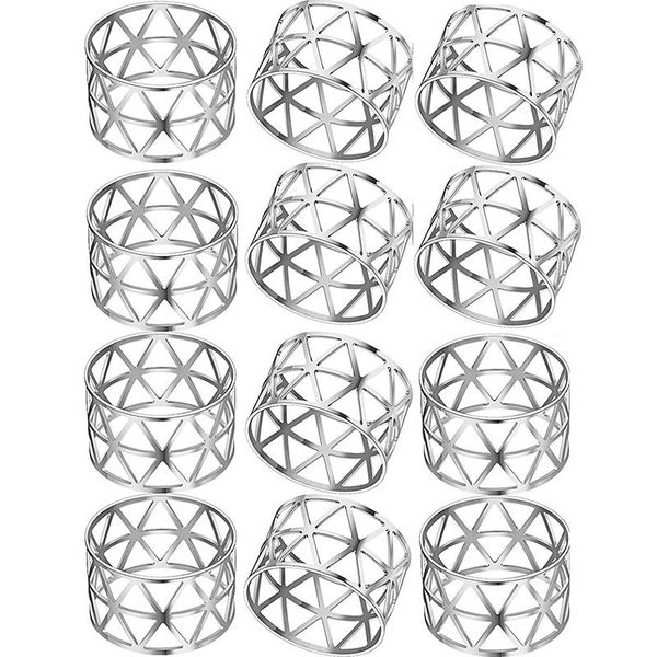 napkin rings 12pcs hollow out holders ring serviette buckle holder household metal adornment
napkin rings 12pcs hollow out holders ring serviette buckle holder household metal adornment